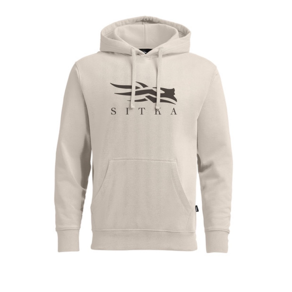 Sitka Men's Cream Icon Pullover Hoodie